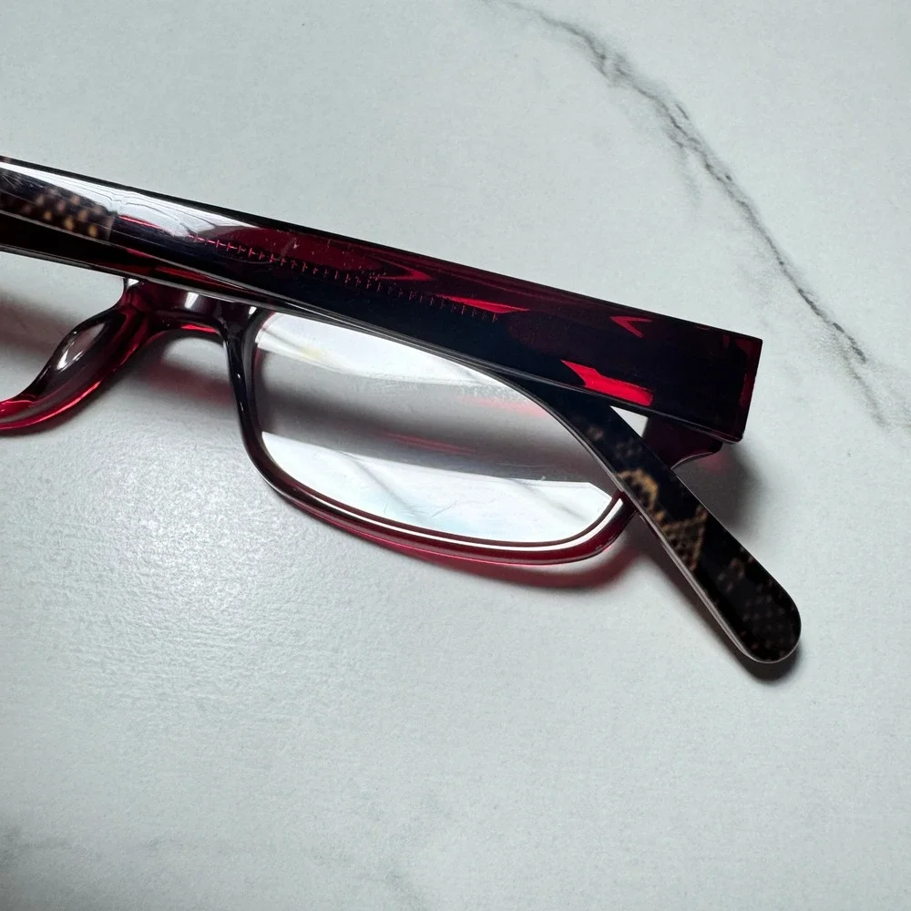 Nine West Petite Fit Eyeglasses Frames NW5092 612 Burgundy Red 47-15-135